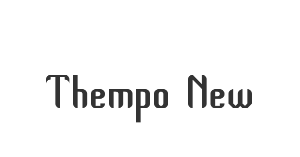 Thempo New St font thumb